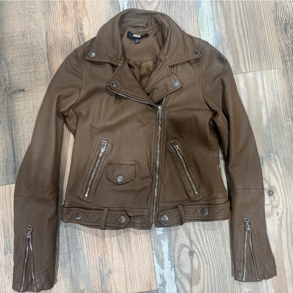 Slate & Willow Brown Bomber Jacket